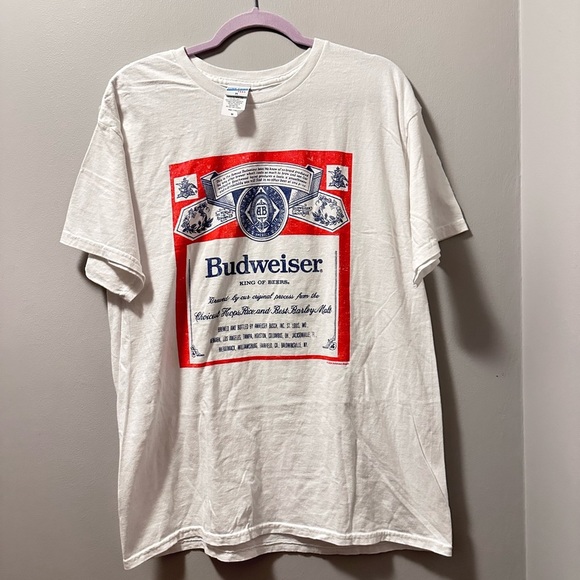 Junk Food Budweiser tee white good condition - Picture 1 of 5
